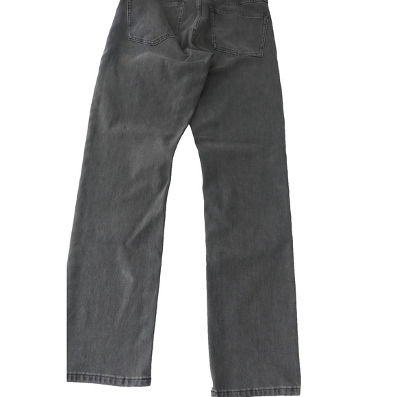 Banana Republic Womens Button Fly Jeans 30 Long Slim Straight Gray High Rise - Picture 3 of 10